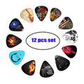 New 0.46/0.71/1.0Mm 12pcs/set Guitar Paddles Cartoon Couples Acoustic Guitar Picks Musical Instrument Accessories Pick Guitar