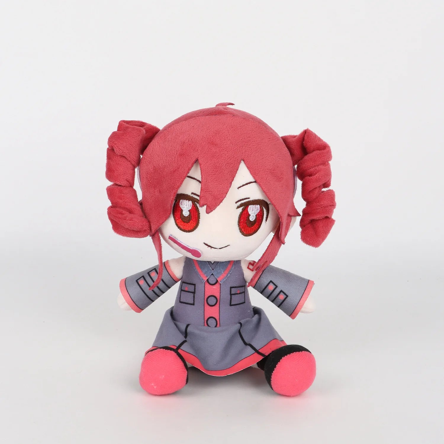 New Kasane Teto Plush Toy Soft Doll Stuffed Plushies Figure Anime Cosplay Cartoon Birthday Present Christmas Gift for Fans