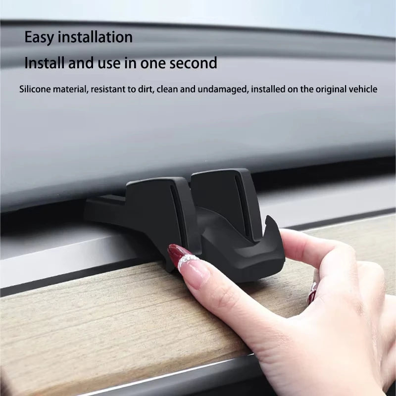 For Tesla Model 3 Y Highland 2017-2025 Liquid Silicone Rubber Car Phone Holder No trace Clip-on For Dashboard Air Vent