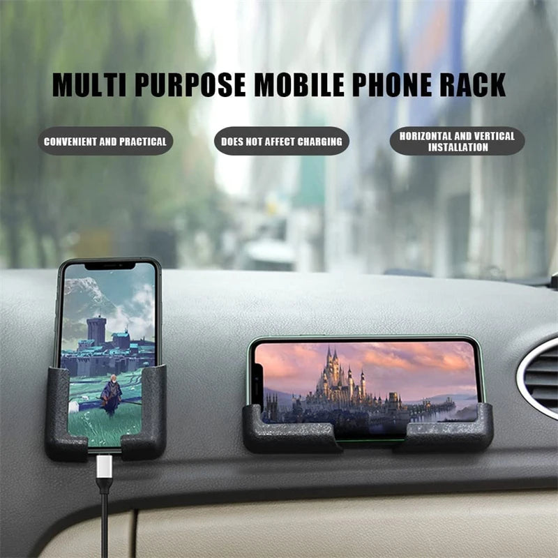 1-2Pair Self-Adhesive Dashboard Phone Mount Holder Car Phone Holder Universal Auto Gravity GPS Stand Rack Car Accessories