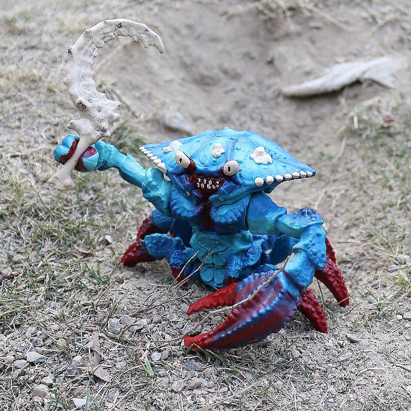 Oenux Original Savage Dinosaurs Myth Dragon Animals Model Fire Bull Octopus Monster Crab Action Figures Kids Collection Toy Gift