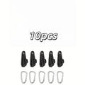 Tent Clips & Carabiner Set, Windproof Reinforced Clamps for Canopy Rainfly Fixing, Outdoor Use
