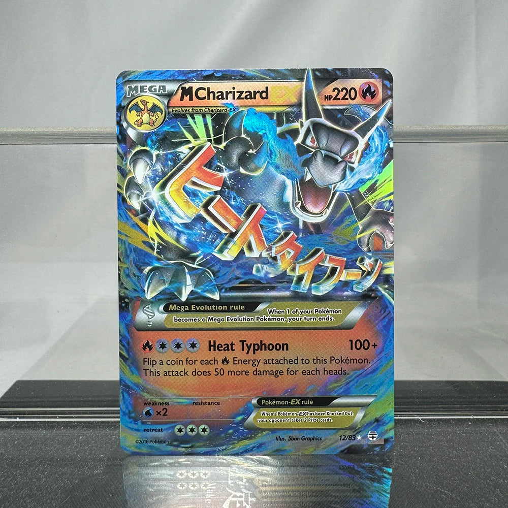 Charizard PTCG Single Collection Card 1st Edition 1996 Vmax Ex Rare Rainbow Card PKM Proxy Cards Toys Gifts
