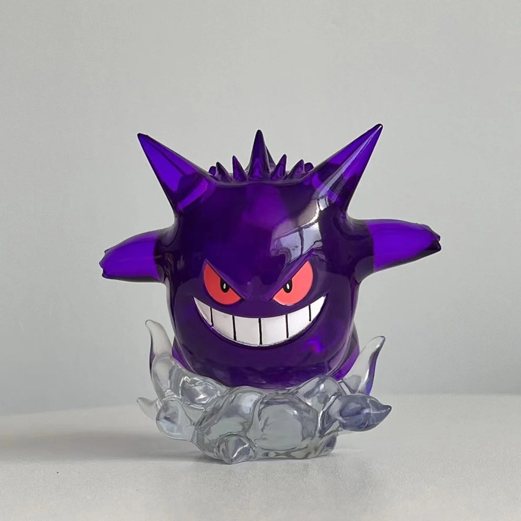 Pokemon Snorlax Gengar Transparent Action Figure Statue Anime Model PVC Collectible Toy Gift For Kids Fans Desktop Decoration
