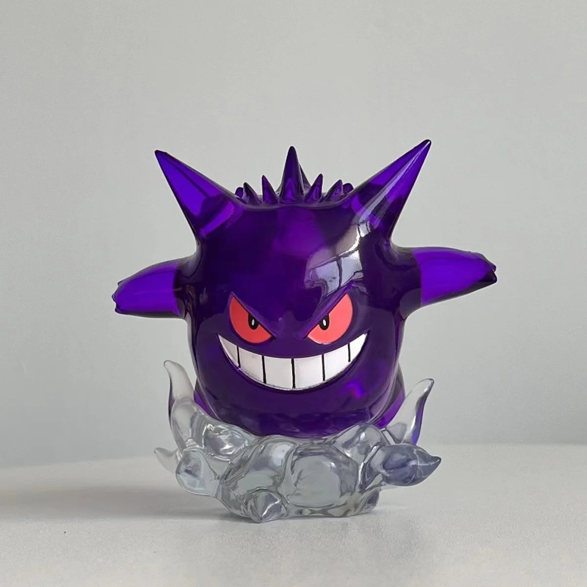 Pokemon Snorlax Gengar Transparent Action Figure Statue Anime Model PVC Collectible Toy Gift For Kids Fans Desktop Decoration