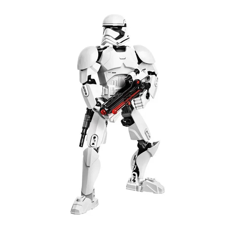 Space Wars Buildable Action Figures Kylo Ren Chewbacca Boba Jango Fett General Grievous Toys for Kids (KSZ605/617/326)