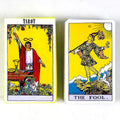 Hot-selling Tarot Cards A 78PCS Tarot Deck English Version Prediction Divination Board Game, Halloween and Christmas Gifts