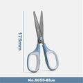 1/2Pcs 210/175mm Black Stainless Steel Scissors Business Office Stationery Home Tailor Shears Kitchen Knife Cutter Cutting
