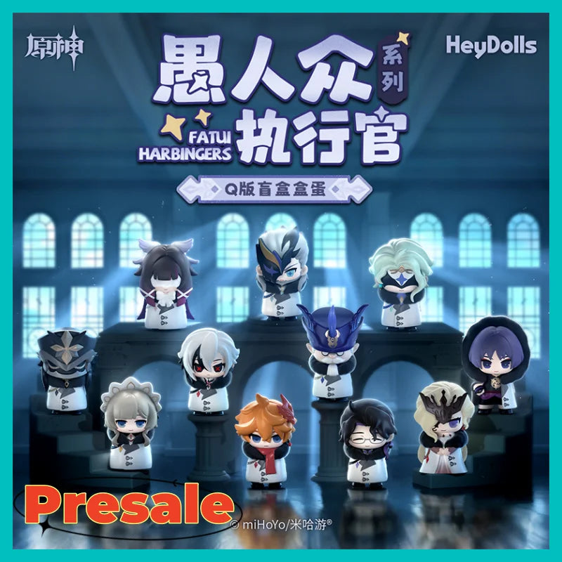 In Stock Suplay Genshin Fatui Harbinger Blind Box Blind Egg Capsules Figurine Decoration Mystery Toys Surprise Gifts Original
