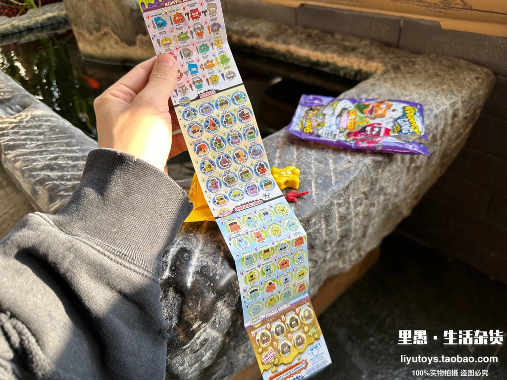 Genuine Capsule Toy Exported European American Grosserys Gangs Rubbish Bug Bin Series Figurines Collectible Box Broken Blind Box