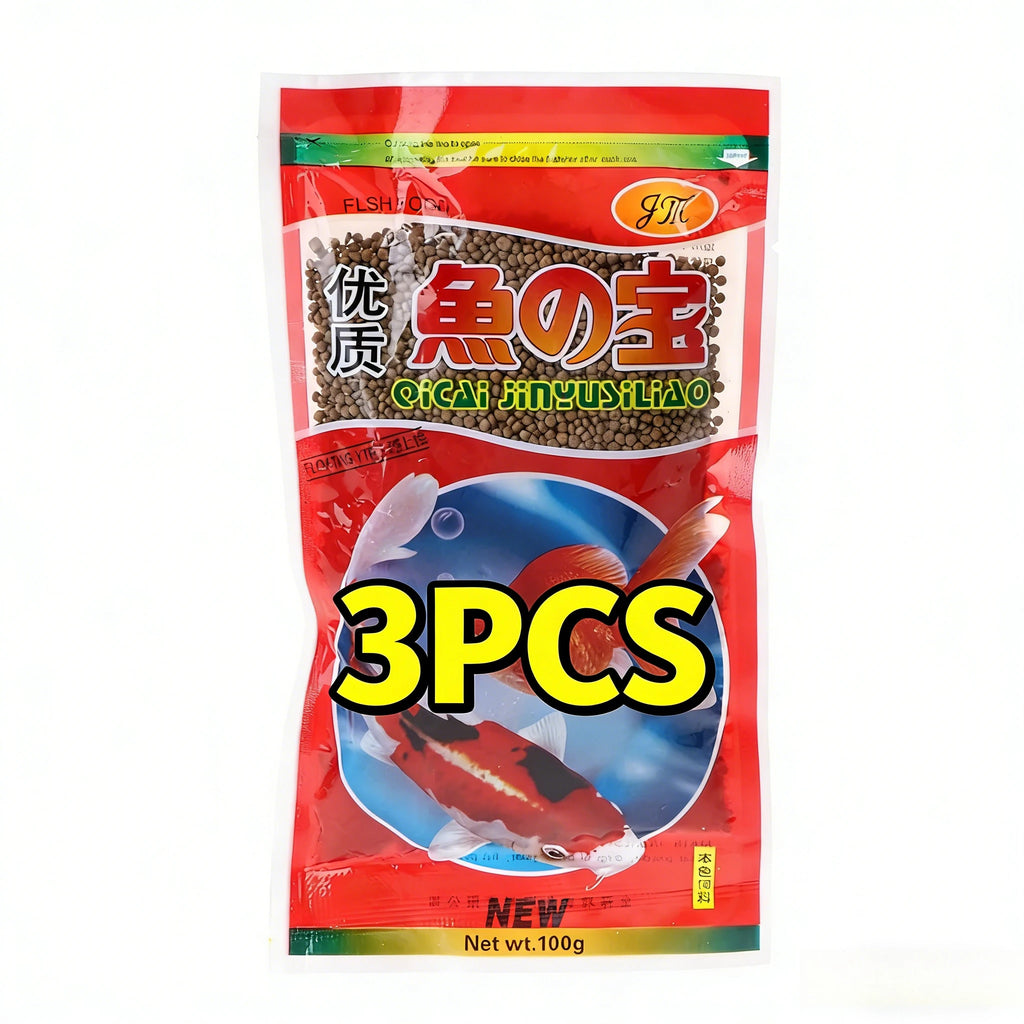 Yu Zhi Bao High-Quality Goldfish Food 100g - Nutritious Fish Feed for Goldfish & Koi, New Packaging Aquarium Fish Supplies