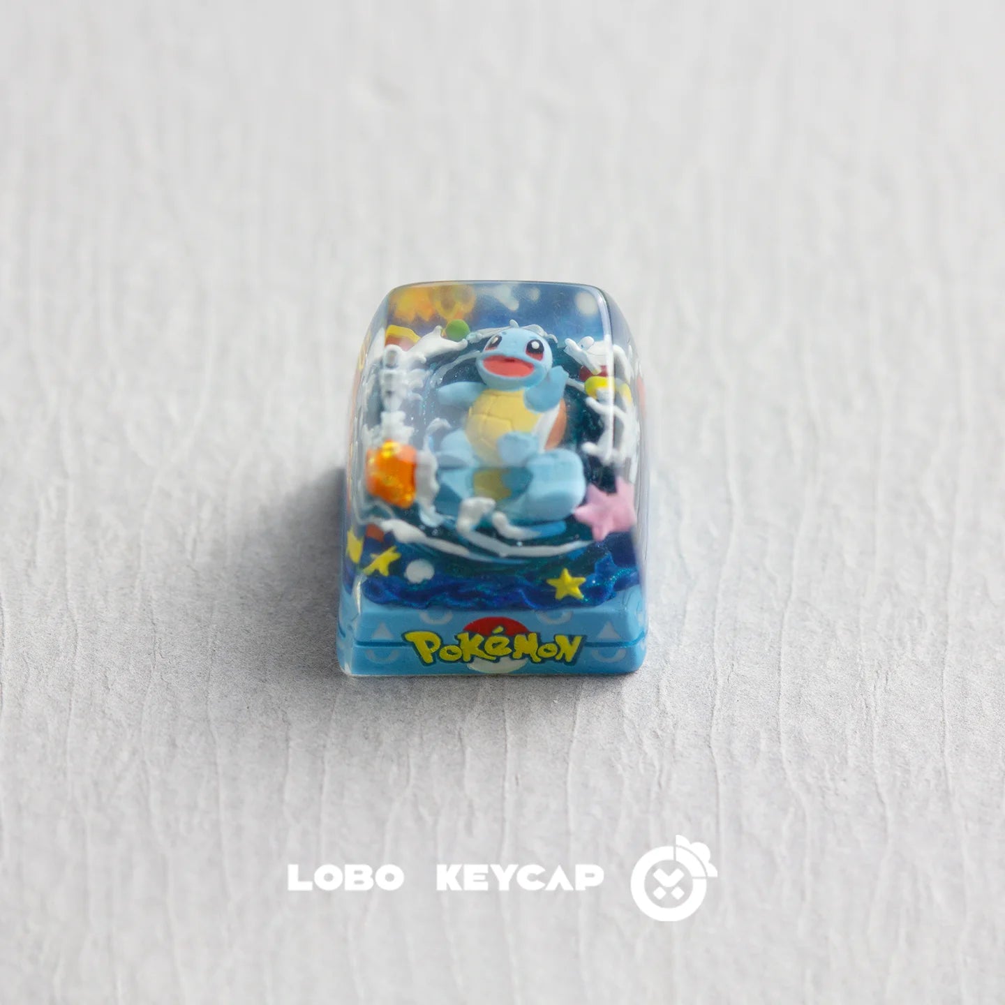Pokemon Bulbasaur Squirtle Keycap Transparent Keyboard Accessories Anime Cute Resin Shrink Drip Glue Keycaps Oem Esc Original C4