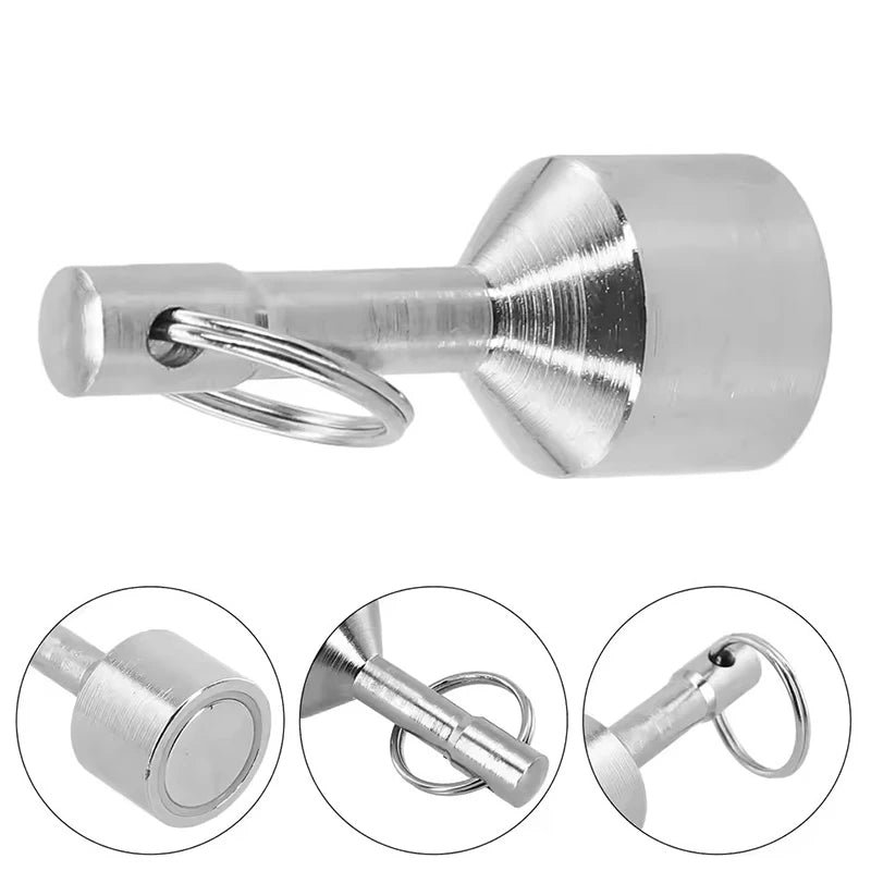 Super Strong Magnetic Pocket Metal Magnet Check Car Keys Keychain Split Ring Keyring Hanging Holder Hooks Portable Outdoor Tools