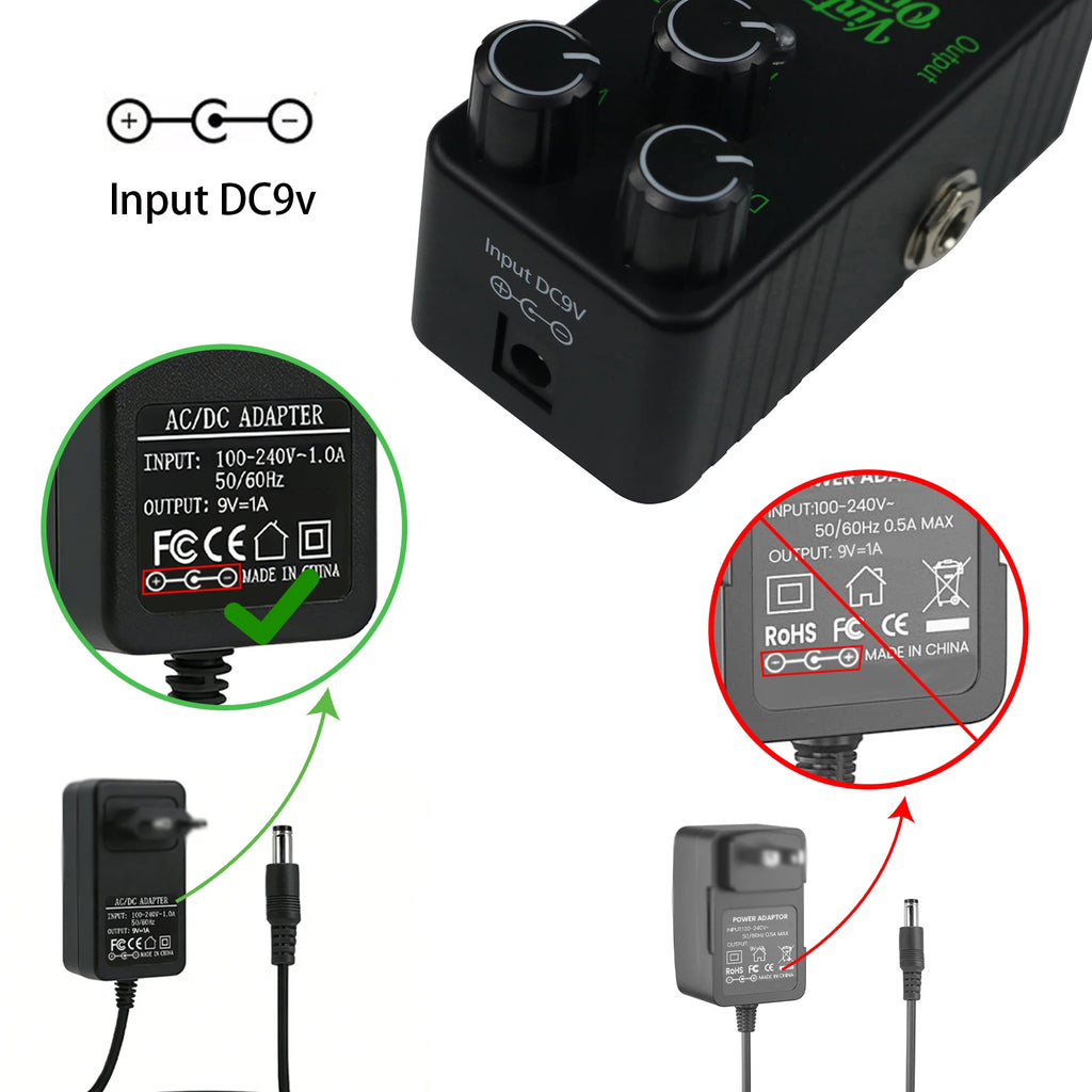 Electric Guitar Effects Pedal Mini Single Type Crunch Distortion Classic Chorus Delay    Digital Delay