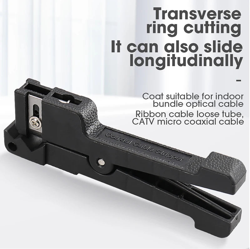 45-162 45-163 45-165 Fiber Optic Stripper Coaxial Cable Stripper Optical Cable Slitter Wire Stripper Tool Beam Tube Stripper