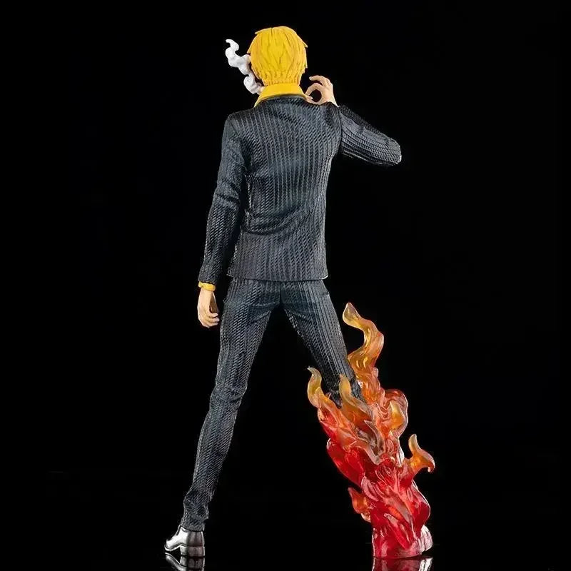 One Piece Vinsmoke Sanji Boy New Personality Cartoon Anime Character Peripheral Collection Figure Ornaments Children's Gifts