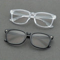 1pc Square Rivet Fashion Anti Blue Light Glasses for Daily Commute, Fashion Glasses|Riveted Frame Design|Lightweight Eyewear