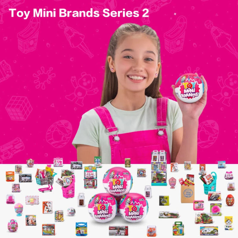 5 Surprise Mini Brands Capsule Toys Mystery Blind Box Fashion Surprise Ball Real Miniature Doll Collectible Toys Gifts