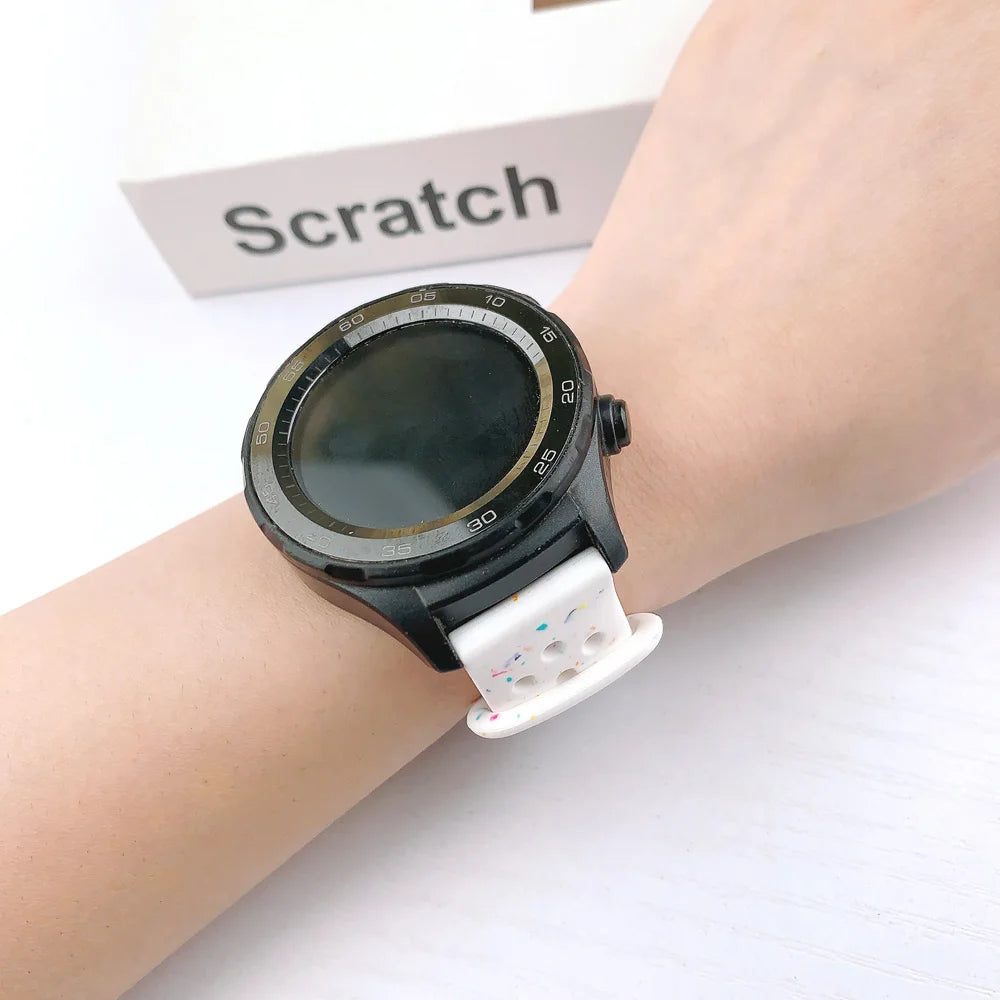20mm Band For Samsung Galaxy Watch 4/5/6/7 44mm 40mm 5 Pro 45mm Silicone Bracelet correa Galaxy Watch 6 classic 47mm 43mm strap