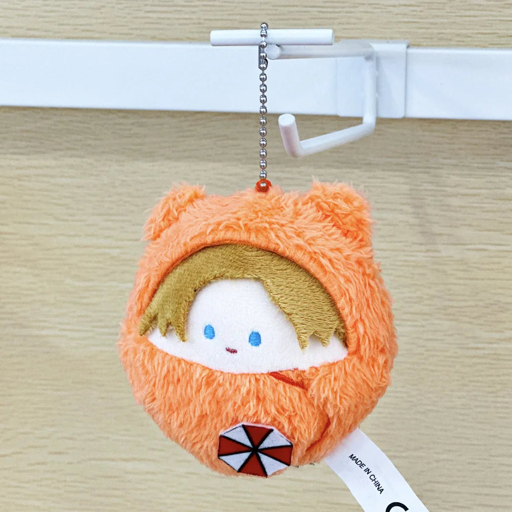 10cm Biohazard Resident Evil Leon S. Kennedy Plush Toys Cute Soft Stuffed Keychain Dolls For Kid Birthday Christmas Gift
