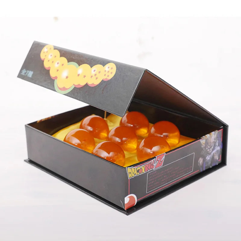 Dragon Ball 7pcs/set 1:1 Crystal ball 3.5cm Action Figure Toys Summon Shenron Wishing Balls Collection Model Gift