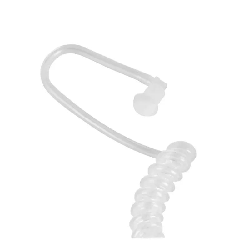2.5mm Earpiece 1Pin Radio Air Covert Acoustic Tube Earpieces Headset with PTT Mic Compatible with Motorola T5428 TLKR T5 XTR446