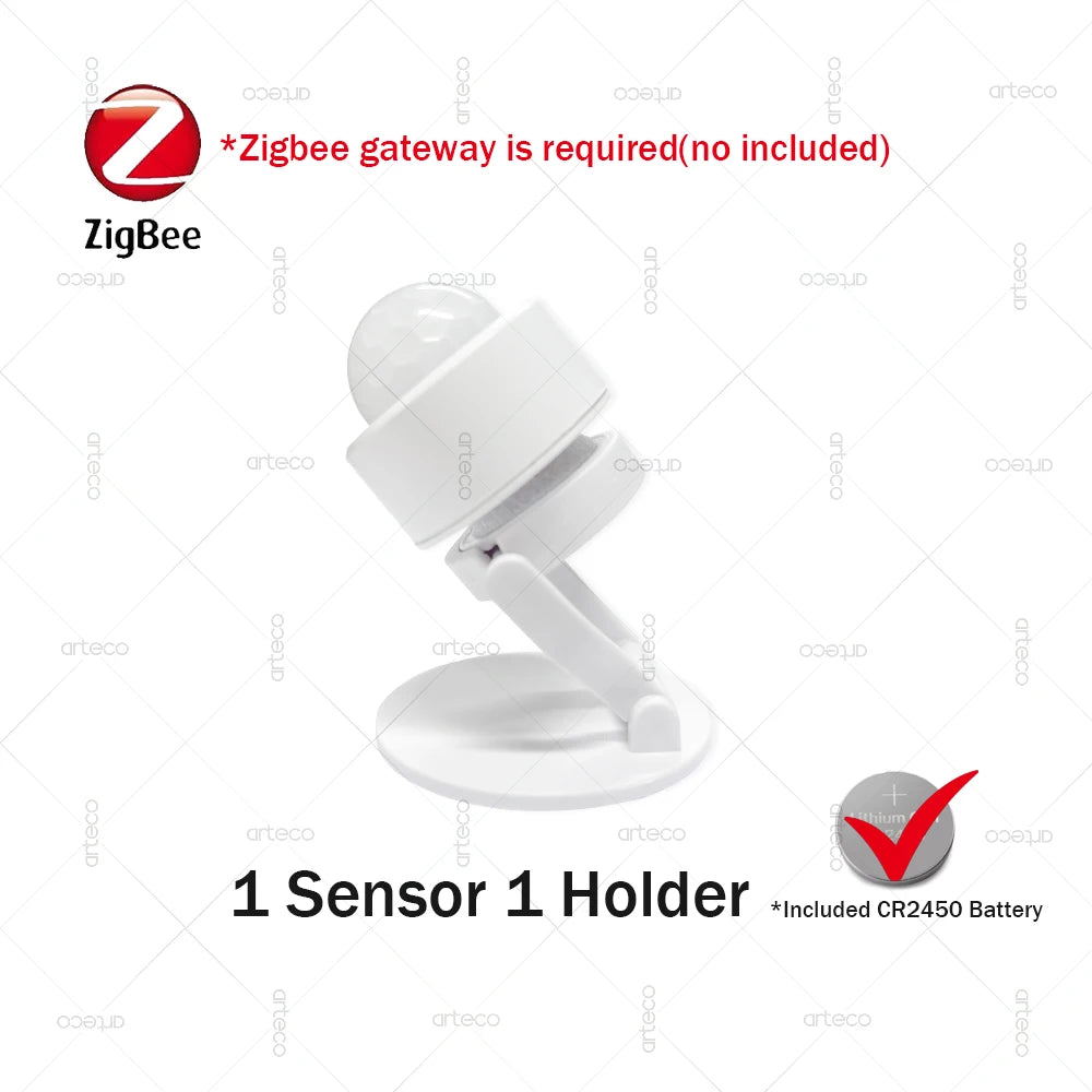 Zigbee 3.0 Mini PIR Motion Sensor Human Body Infrared Detector Security Alarm Support Zigbee2mqtt Home Assistant Need Gateway