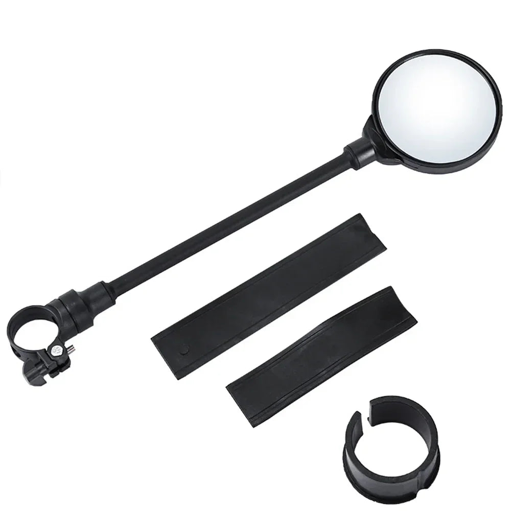 1PCS Bike Mirror Bike Handlebar Rearview Mirror Rotatable And Adjustable Wide Angle Rear View Shockproof Convex Mirror Universal