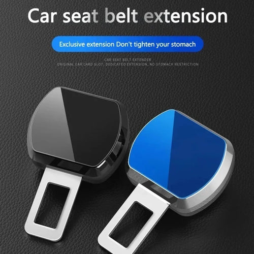 1/2pcs Car Seat Belt Extension Plug Buckle Seatbelt Clip Adjustable Extender For Tesla Jeep Renegade Car Safety Seatbelt Lock