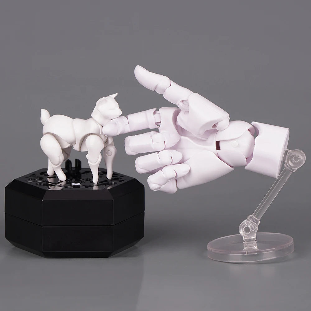 New 1/2 Palm Mini Articulated Action Figure - Anime Character Base Model with Movable Joints - Gashapon Artist Reference Tool