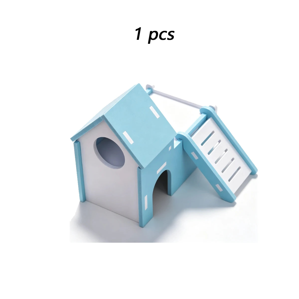 Hamster House Houses for Hamsters Rats Accessories Guinea Pig Cottage Things Kennel Pet Supplies Hideout Large Casa Accessory