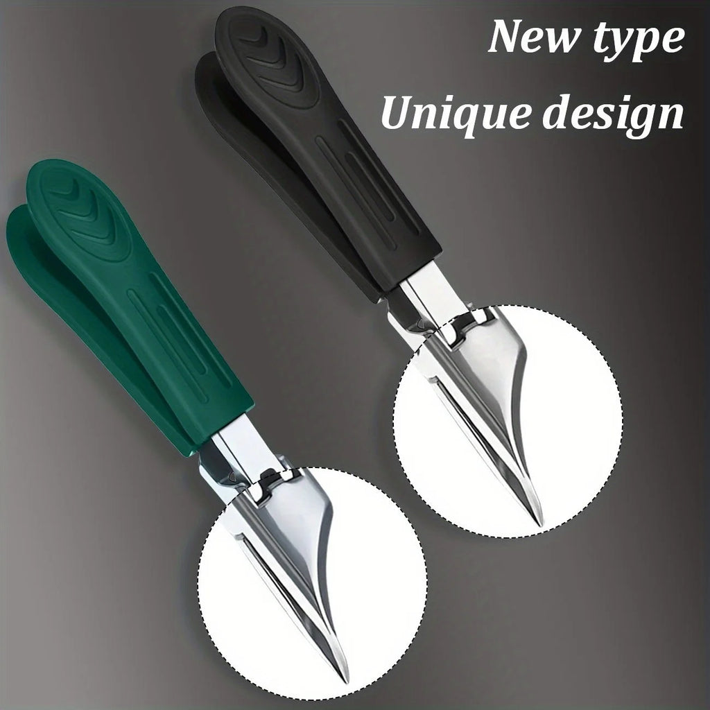Thick Ingrown Nails Heavy Duty Stainless Steel Trimmer Safety Soft Grip Ultra Sharp 25 Degree Angled Blade Seniors Splash Proof