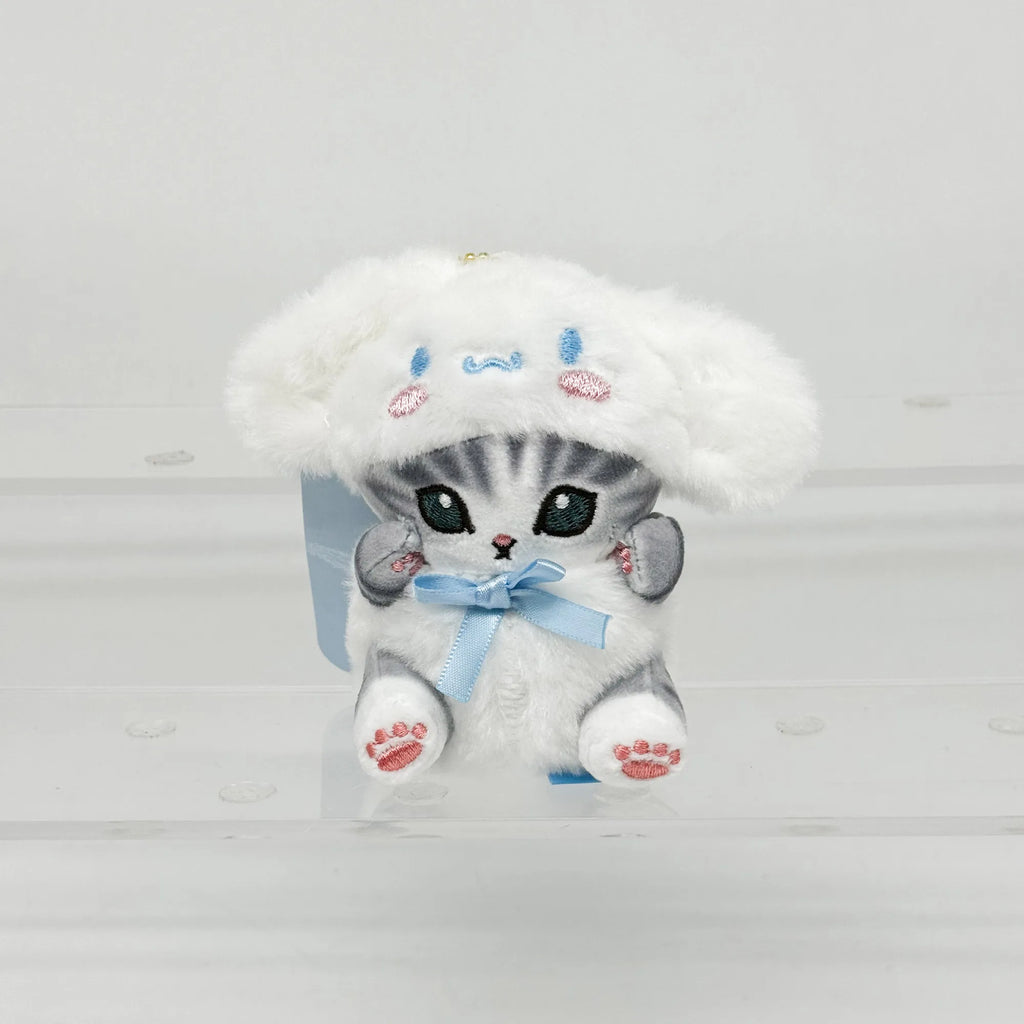 Anime Shark Cat Co Branded Cross-dress Kuromi Hello Kitty Cinnamoroll Plush Toys Collect Decoration Pendant Gift