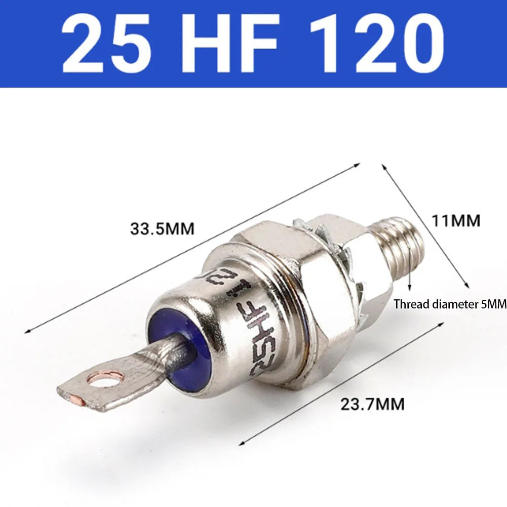 85A/40A/25A 1200V Positive Cathode/Negative Anode Stud Mount Diode Rectifier For Battery Charging Welding Machines Motor Control
