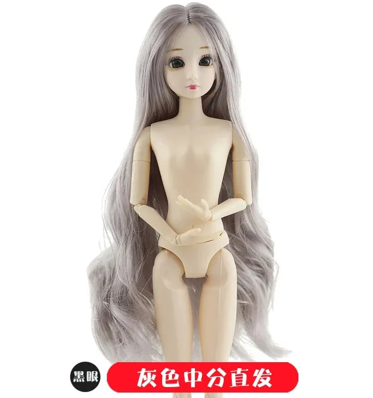30cm Doll Toys for Girls 1/6 BJD Dolls Body Make-up 3D Eyes Beautiful Princess Baby Girl Dolls Plastic DIY Toy for Girls