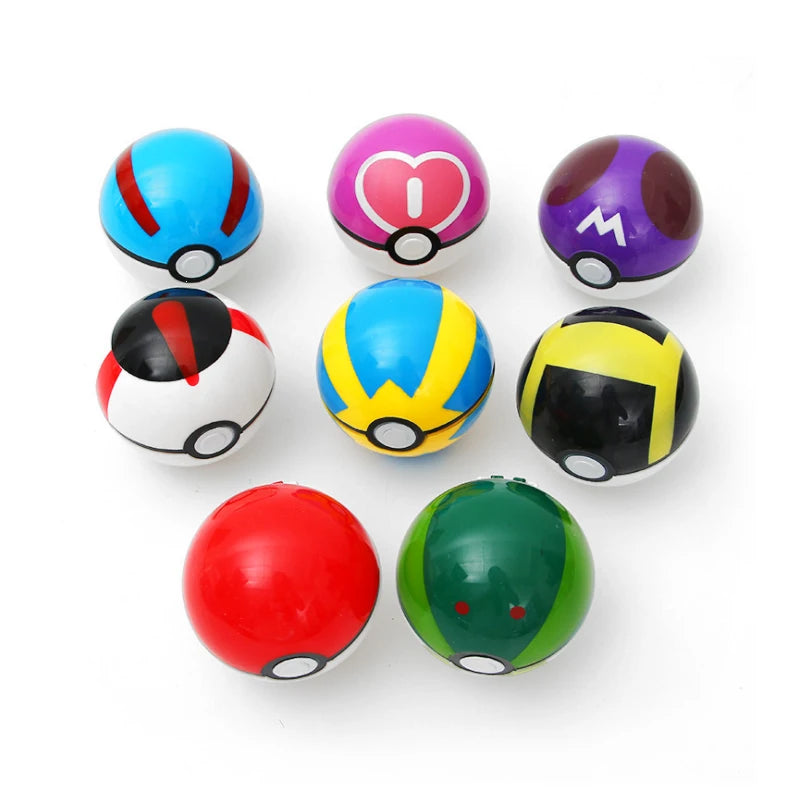 12 Pcs/Set Pokemon Pikachu Toys Action Figure Pokeball Pokemon Poke Ball Charizard Model Anime Dolls Children Birthday Gift