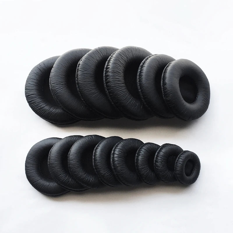 Ear Pads For Headphones Wrinkled Frog Skin Pad Headphone Sponge Leather Foam Covers Cushion Replacement For Headset Accessories