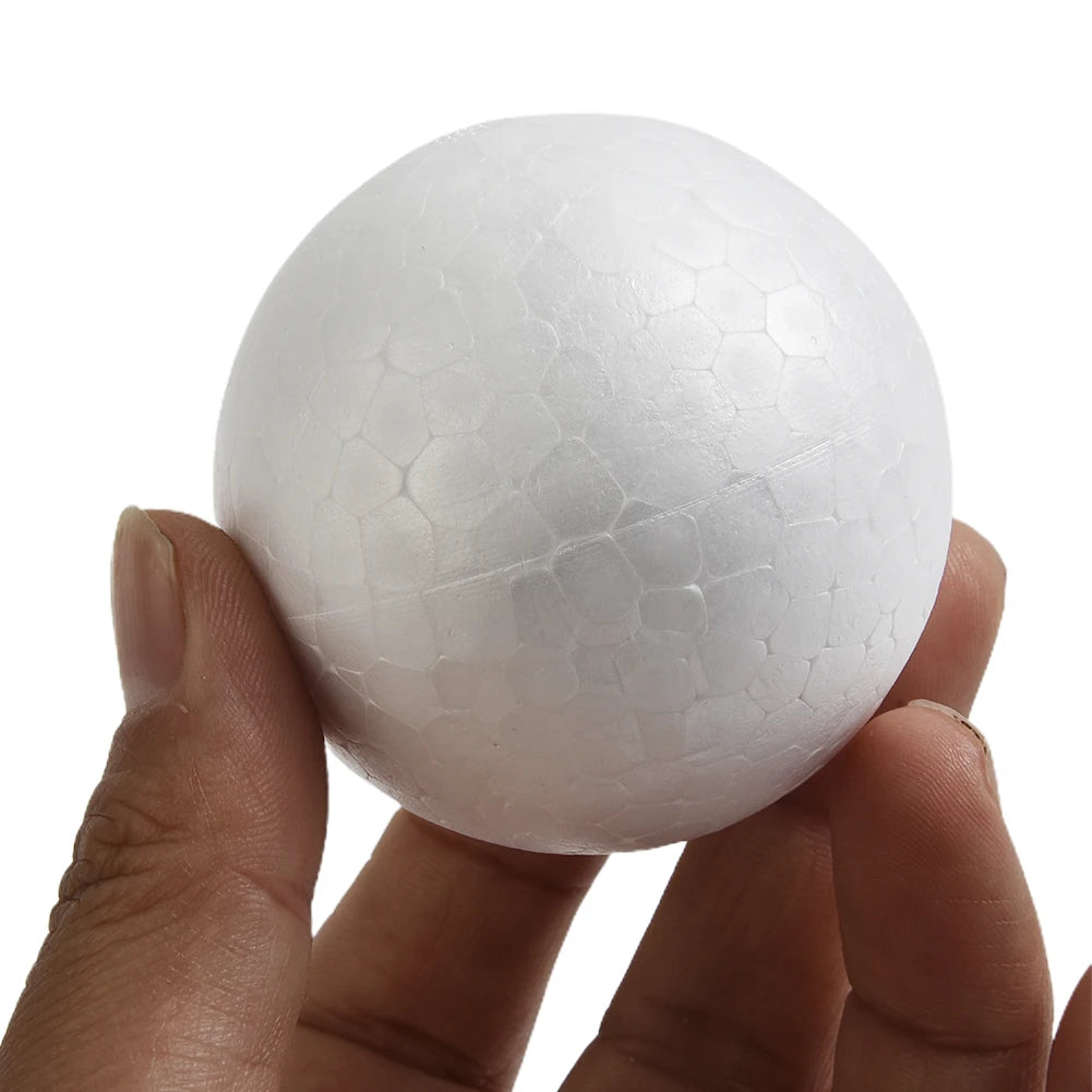 6-12cm Modelling Polystyrene Foam Balls White Craft Balls DIY Hand-painted Gifts Accessory Wedding Celebrations Event Supplies