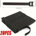 10-100pcsReleasable Cable Organizer Ties Mouse Earphones Wire Management Nylon Cable Ties Reusable Loop Hoop Tape Straps Tie