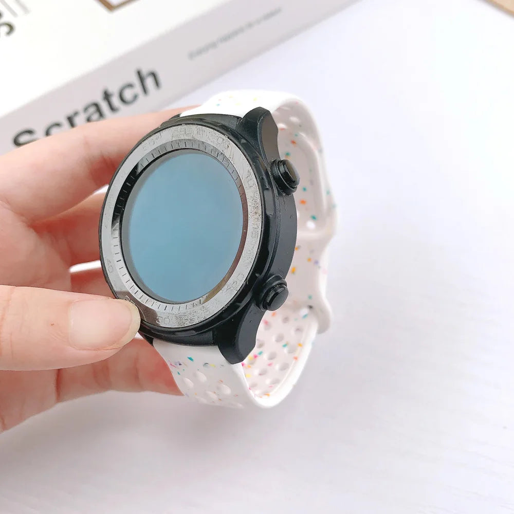 20mm Band For Samsung Galaxy Watch 4/5/6/7 44mm 40mm 5 Pro 45mm Silicone Bracelet correa Galaxy Watch 6 classic 47mm 43mm strap