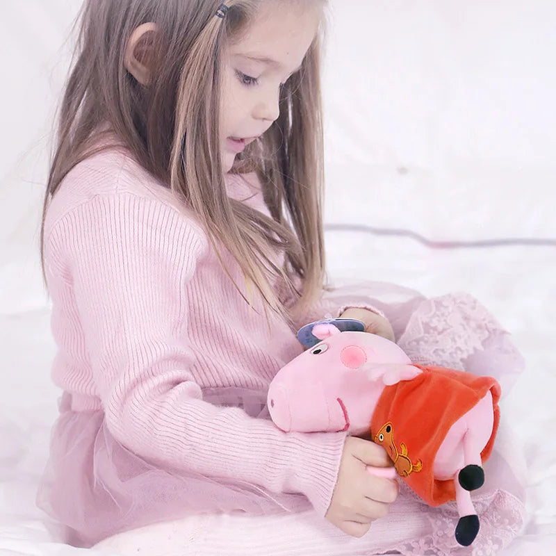Genuine Peppa Pig Evie 12-19cm Evy Peppa George dinosaur Bear daddy mammy Boys Girls Birthday Gift Toys Christmas Doll Hot sale