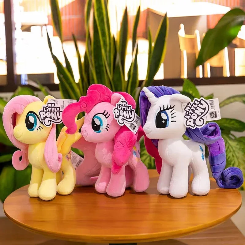 30Cm Genuine My Little Pony Plush Toy Kawaii Friendship Is Magic Plushies Doll Rarity Sofa Pillow Cartoon Rainbow Dash Kids Gift