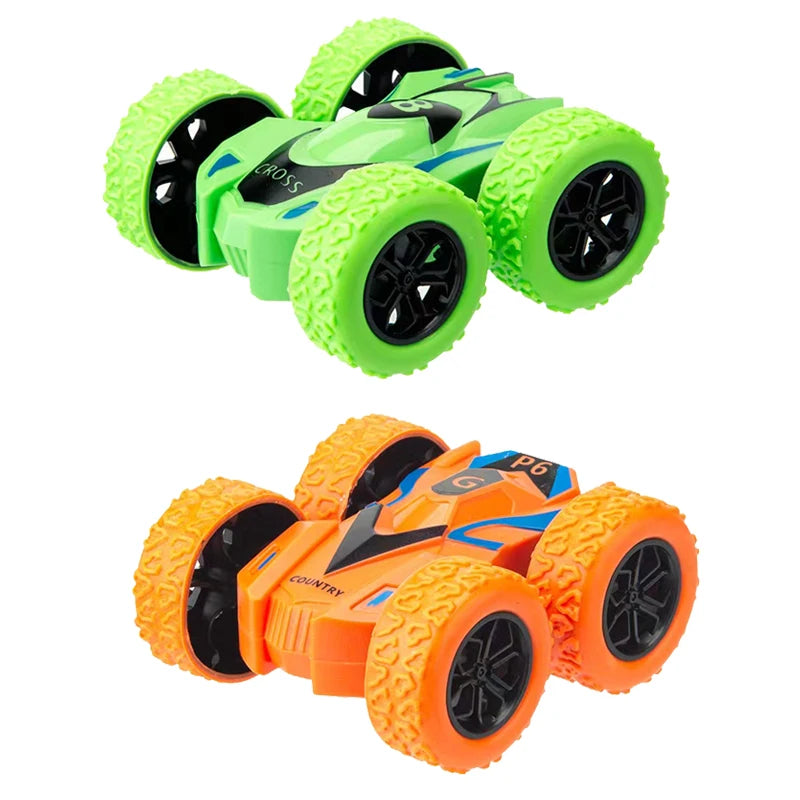 Clearance_4pcs/2pcs/1pc double-sided inertia stunt rolling toy car - high playability, double-sided playability_Continuous updat