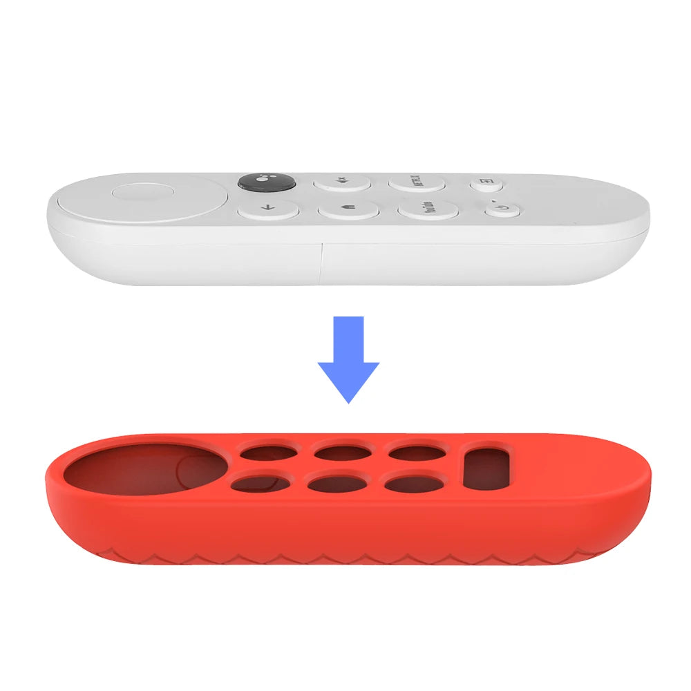 Silicone  Remote Control Protective Cover Suitable for Google Chromecast 2020 Smart TV Anti-drop Non-slip Soft TV Remote Case