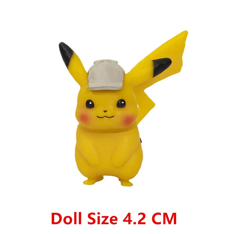 Pokemon Anime Figure Pikachu Sun Elf Eevee Gengar Monstruo De Bolsillo Cartoons Figure Model Action Toy Gift Buy in bulk