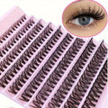 Cluster Lashes, 240pcs 40D 9-16mm Mixed Lengths, Ultra-Natural Look Thin Ultra-Soft Ultra-Light, Reusable  for Beginners