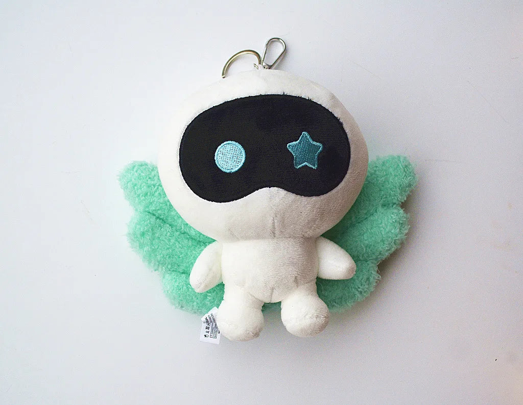 Korea Wootteo Plush Toy Kawaii Stuffed Doll for Backpack Pendant Wave New JIN Design Astronaut Wings Keychain Fans Support Gift