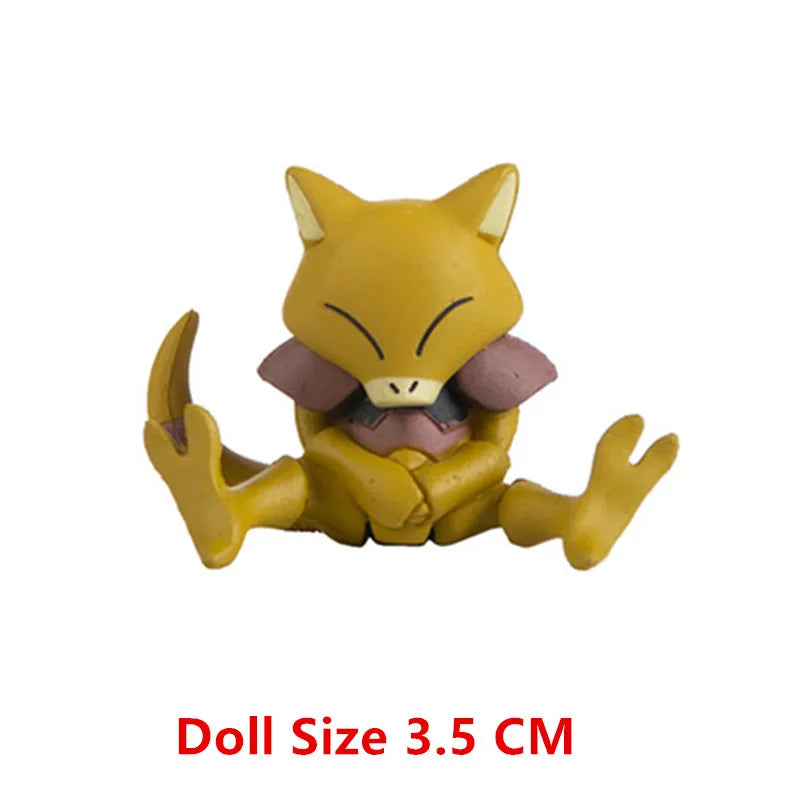3-7 Cm PokemonCartoons Anime Figure Pikachu Mew Snorlax Charmander Cosplay Collection Pet Pocket Monster Action Model Toy Gifts