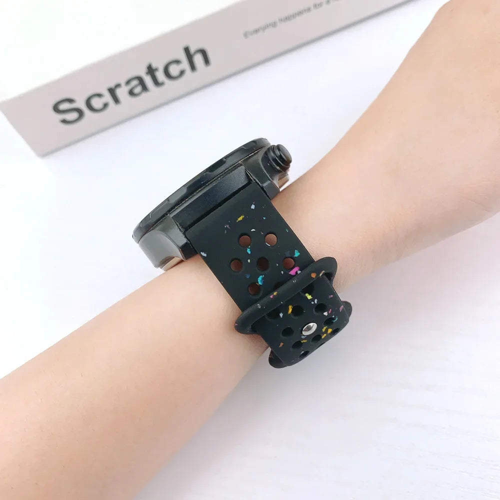 20mm Band For Samsung Galaxy Watch 4/5/6/7 44mm 40mm 5 Pro 45mm Silicone Bracelet correa Galaxy Watch 6 classic 47mm 43mm strap