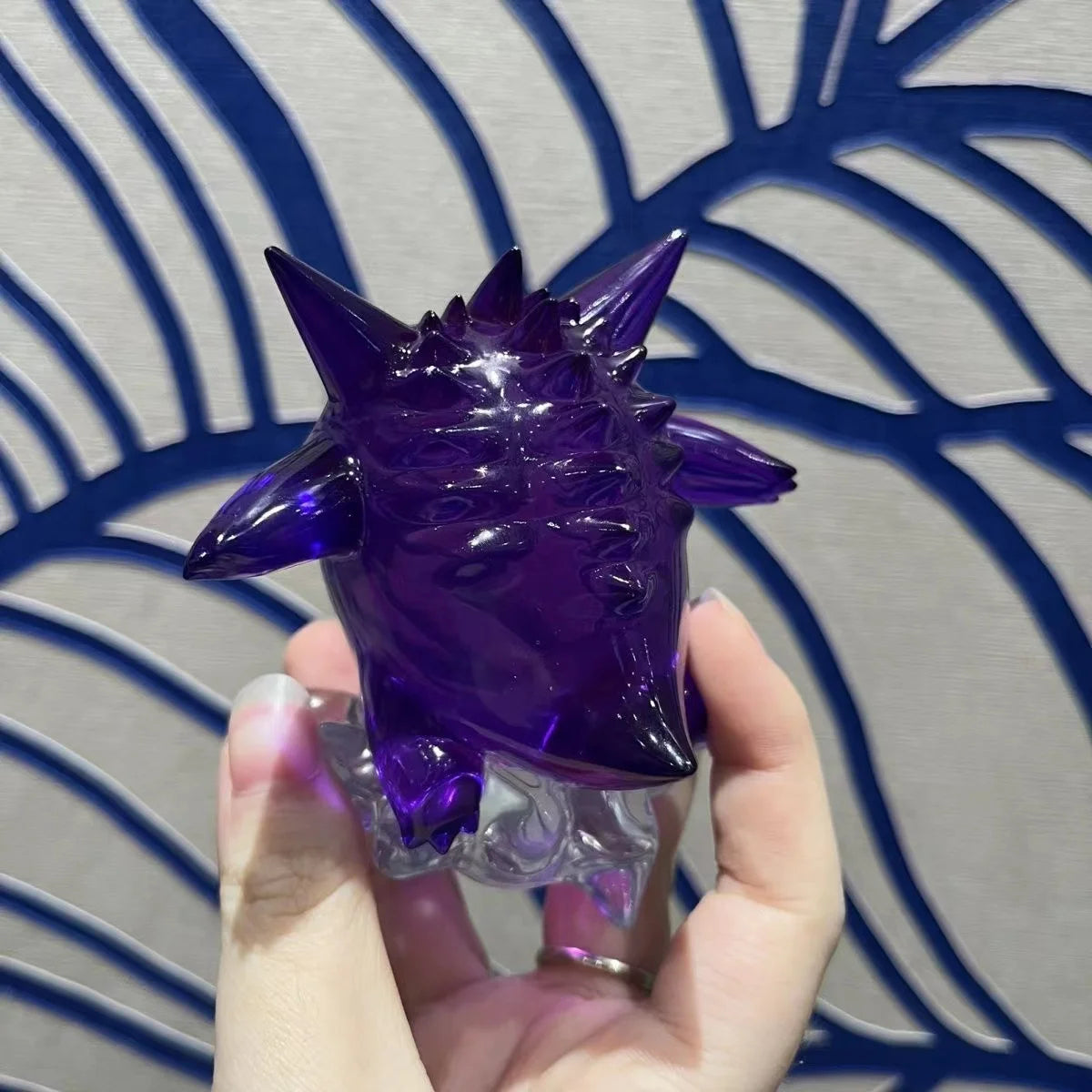 Pokemon Snorlax Gengar Transparent Action Figure Statue Anime Model PVC Collectible Toy Gift For Kids Fans Desktop Decoration